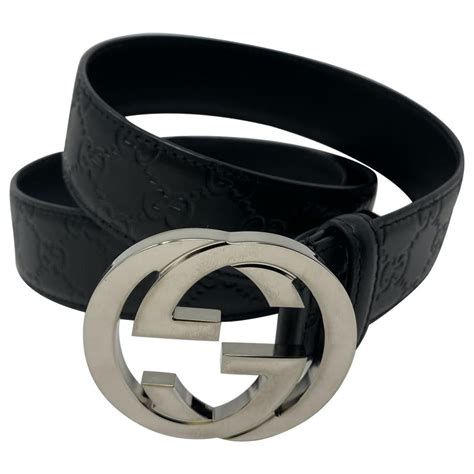 black Gucci belt price